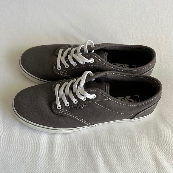 Vans Off the Wall Grey/Gray Lace-Up Sneakers, Brand new, Size US 7 - Picture 9 of 11
